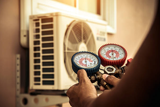 Professional Air Conditioning Service technician working in Warrendale, PA